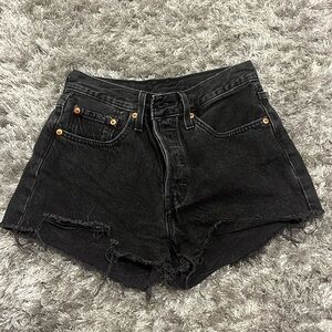 Levi 501 denim shorts. Size 26